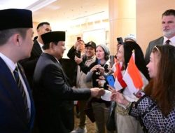 Masyarakat Indonesia Sambut Hangat Kedatangan Presiden Prabowo di Washington DC