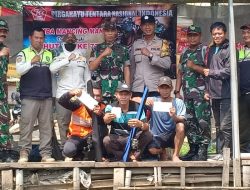 Semarakkan HUT TNI ke 79, Koramil 01/Jatinegara Gelar Lomba Mancing Mania