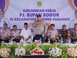 Kunjungan Kerja PJ Bupati Bogor Bachril Bakri, Tekankan Perhatian Pemerintah Kec. Parungpanjang Terhadap Angka Kemiskinan