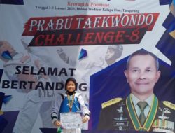 Atlet Taekwondo dari Club Garuda, Siswi Kelas 3 SD Putri Seorang Jurnalis, Raih Juara 1 Kyorugi Pemula Antar Club Tingkat Nasional