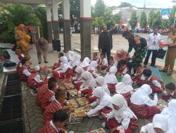 Serentak 5955 Porsi Makanan Bergizi di Distribusikan ke 13 Sekolah Wilayah Koramil 03/ Pasar Rebo