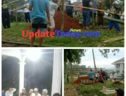 Warga Kampung Cilaketan Gotong Royong, Saat Warga Yang Sedang Terkena Musibah