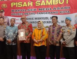 Pisah Sambut Kapolsek Neglasari: AKP Dikei Wahyudi Serahkan Jabatan kepada AKP Imron Mas’adi
