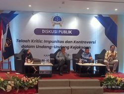 Polemik RUU Kejaksaan, IPRI Gelar Diskusi Publik Dengan Para Pakar Hukum