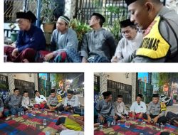Wujud Kepedulian, Bhabinkamtibmas Hadir Dalam Acara 4 Hari Meninggalnya Warga Binaan