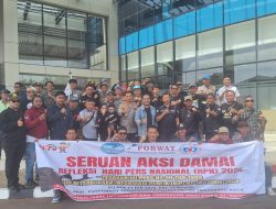 Refleksi HPN 2025, Organisasi Wartawan di Tangerang Gelar Aksi Damai