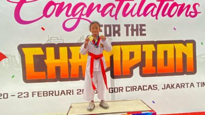 Juara 1 Kyorugi di Raih Putri Serma Ahmad Maruloh, Kejuaraan Congratulation For The Champion
