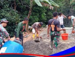 Warga Kampung Wanakarya Desa Karacak Gembira, Akses Jalannya Dibangun TMMD ke-123 Kodim 0621/Kabupaten Bogor Tahun 2025