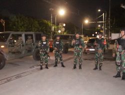 Antisipasi Guantibmas, Kodim 0505/Jakarta Timur Gelar Patroli Malam