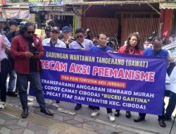 Jurnalis se-Tangerang Raya, Mendatangi Kantor Kecamatan Cibodas Kota Tangerang