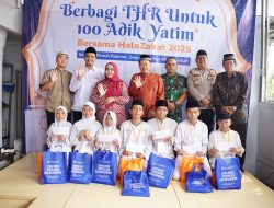 Kolaborasi Danramil 03/Pasar Rebo Ciracas Dengan Halo Zakat Santuni Anak Yatim Piatu