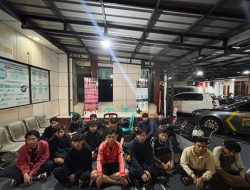 Polsek Metro Kebayoran Baru, Amankan 16 Remaja Yang Hendak Membuat Kegaduhan