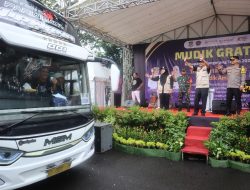 Mudik Aman dan Nyaman, Kapolresta Tangerang dan Bupati Tangerang Gelar Mudik Gratis 2025