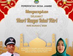 Pemdes Jambe, Ucapkan Selamat Hari Raya Idul Fitri 1446 H