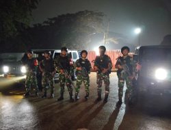 H + 6 Lebaran, Koramil 07/Cipayung Gelar Patroli Malam