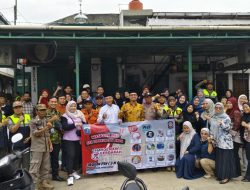 Pelaksanaan Kegiatan PSN dan Halal Bihalal Jajaran Kelurahan Kembangan Selatan ke Wilayah RW 03