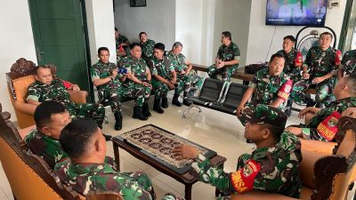 Konsolidasi Kegiatan, Danramil Pasar Rebo, Ciracas Ambil Jamdan
