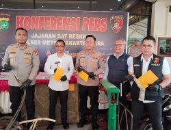 Polres Metro Jakarta Utara, Ungkap Sindikat Pencurian Plat Besi di Tanjung Priok