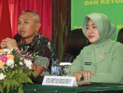 Danrem 051/Wkt dan Ketua Persit KCK Koorcab Rem 051/Wkt Laksanakan Kunjungan Kerja ke Kodim 0508/Depok