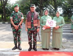 Kunker Danrem 051/Wijayakarta Disambut Hangat Seluruh Prajurit Kodim 0509/Kab. Bekasi