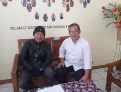 Silaturahmi Awak Media di Sambut Baik  oleh Humas Sekolah SMPN 1 Kab. Tangerang