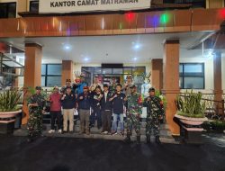 Pendisiplinan dan Antisipasi Tawuran, Koramil Matraman Bersama Forkopimcam Empat Pilar Apel Cipkon