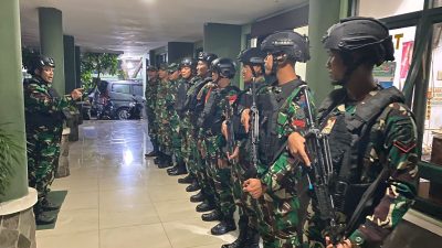 Kampung Kondusif, Koramil 03/Pasar Rebo, Ciracas Giat Rutin Patroli Malam