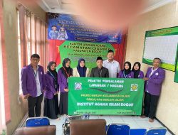 Mahasiswa Hukum Keluarga Islam Semester 6 Institut, Adakan Praktek Pengalaman Lapangan di Kantor Urusan Agama