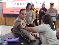 Polres Pelabuhan Tanjung Priok, Gelar Bakti Kesehatan Donor Darah dalam Rangka Hari Bhayangkara ke-79