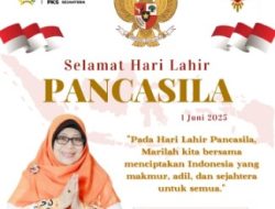 Hj. Sholikhah S.sos.I Anggota DPRD Fraksi PKS Komisi E, Mengucapkan Selamat Hari Lahir Pancasila