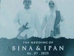 Resepsi Pernikahan Muhamad Ipan, dengan Sabrina Aprilia Minggu 06 Juli 2025