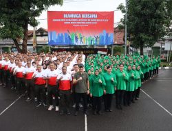 Danrem 051/Wkt Olahraga Bersama Anggota Kodim 0504/Jakarta Selatan