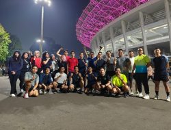 Dukung Work-Life Balance, BRI Kanca Hayam Wuruk Gelar Olahraga Bersama di Istora Senayan