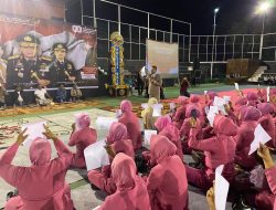 Tangis Ratusan Personel Malam 17-an di Bima Kota