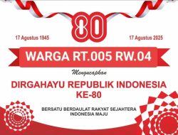 Memeriahkan Hari Jadi Kemerdekaan RI Ke-80, Warga RT. 05/04 Kelurahan Kenanga Gelar Karnaval dan Beragam Perlombaan