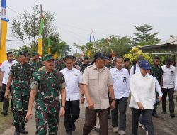 Danrem 051/Wkt Dampingi Menhan RI Kunjungan Kerja di Yonif TP 843/PYV