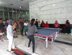 Semarak HUT Kemerdekaan RI ke-80, Walikota Jakarta Timur Gelar Turnamen Tenis Meja.