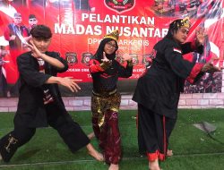 Rama, Rima Putra dan Putri dari Panglima Brikom Madas Nusantara, Turut Meriahkan Pelantikan DPK Madas Nusantara di pasar Kemis Tanggerang Banten
