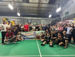 BRI Kanca Palmerah, Gelar Turnamen Bulutangkis untuk Tingkatkan Sportivitas Kebersamaan dan Semangat Kerja Pekerja