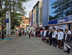 BRI Kanca Kalideres, Gelar Upacara Peringatan HUT ke-80 Republik Indonesia