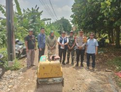 Pemdes Mekarsari Gelar Launching Program Bantuan Keuangan dan Pembangunan Jalan Desa