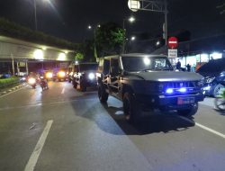 Kodim 0505/JT Gelar Patroli Malam Untuk Ciptakan Situasi Kondusif.