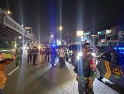 TNI, Polri dan Ormas Gelar Patroli Gabungan di Wilayah Duren Sawit