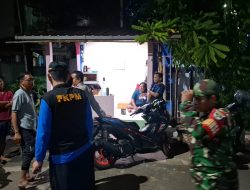 Kolaborasi Patroli/Siskamling Kodim 0505/JT Bersama Komduk di Wilayah Cipayung