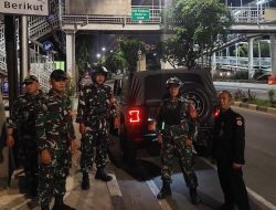 Kodim 0505/JT Gelar Patroli Keamanan Menggunakan Kendaraan Maung