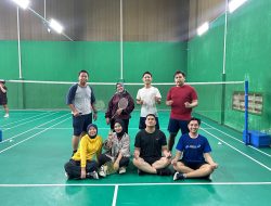 BRI Jelambar Tingkatkan Work-Life Balance Lewat Badminton
