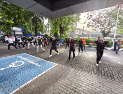 Gerak Bersama, Sehat Bersama: Insan Brilian BRI Tangerang Ahmad Yani Gelar Senam Sehat Jumat Pagi