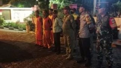 Demi Mewujudkan Sinergitas Keamanan Wilayah, Kodim 0505/JT Gelar Patroli/Siskamling Bersama Komduk