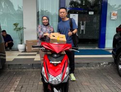 BRI BO Gading Serpong Berikan Motor Yamaha kepada Nasabah Beruntung dalam Program Undian Simpedes Periode 2 Tahun 2025