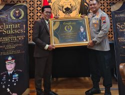 Social Awarness Tinggi Kapolres Rembang Dianugerahi PUSKATT Award